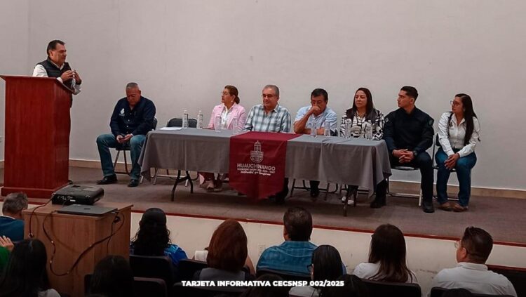 Asesora Consejo Estatal actividades de seguridad en Huauchinango