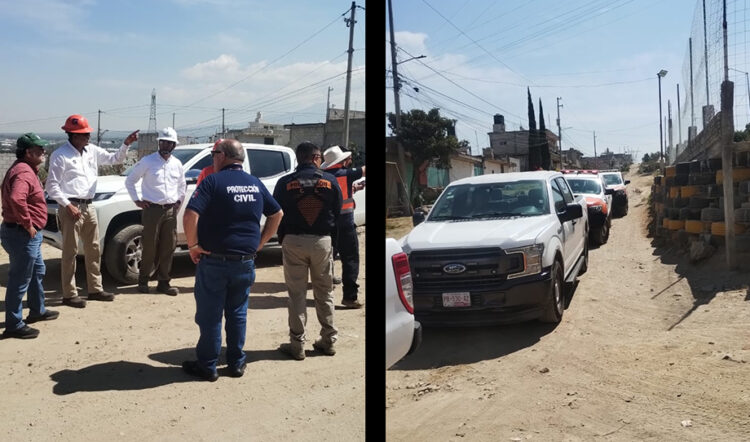Supervisa Protección Civil Municipal derecho de vía en zona de ductos de gas natural