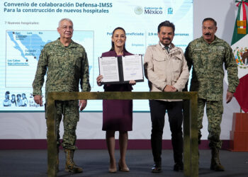 Claudia Sheinbaum anuncia que la Defensa Nacional construirá siete nuevos hospitales del IMSS en beneficio de 2.9 millones de personas