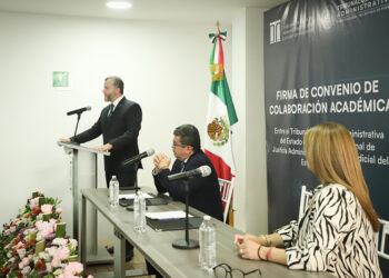 Tribunales de Justicia Administrativa de Puebla y del Estado de México fortalecen lazos de colaboración