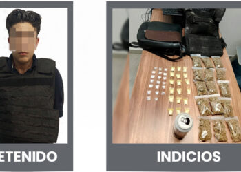 Aseguran a un presunto narcomenudista con más de 50 envoltorios de sustancias ilícitas