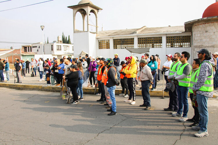 Programa “Pongámoslo chingón entre todas y todos” transforma la Colonia Santa Bárbara en Huejotzingo