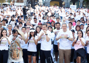 Por la paz y contra las adicciones, Puebla se unió a Clase Nacional de Boxeo de la presidenta Sheinbaum