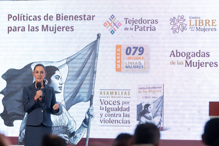 Inicia Red Nacional de Tejedoras de la patria con el objetivo de que las mujeres nos protejamos entre todas: Presidenta Sheinbaum