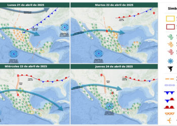 Probables lluvias prevé SMN en varios Estados incluyendo Puebla