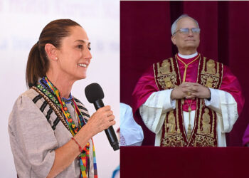 Claudia Sheinbaum felicitó e invitará a León XIV a visitar México