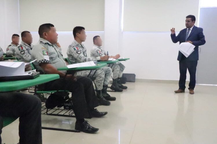 Imparte la FGE a elementos de la Guardia Nacional herramientas para garantizar la integridad de las investigaciones y el acceso a la justicia de las víctimas