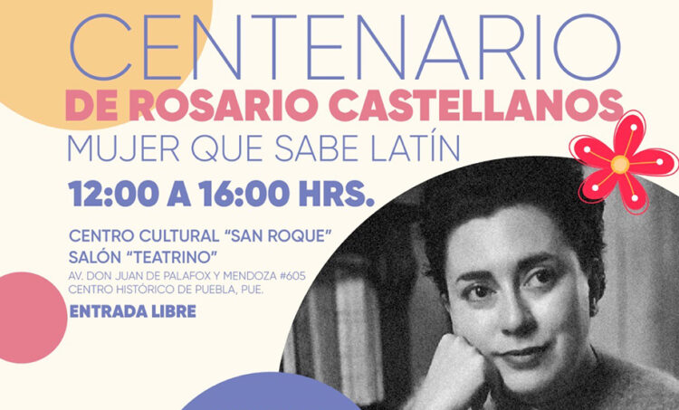 En San Roque, conmemorarán centenario del natalicio de Rosario Castellanos
