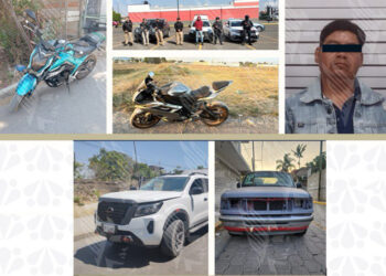 Asegura la FGE 4 unidades y detiene a una persona durante operativo para detectar vehículos robados