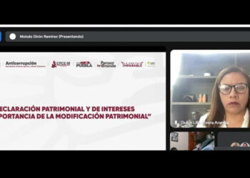 Imparten capacitación virtual sobre Declaración Patrimonial y de Intereses a contralores de los 217 municipios de Puebla