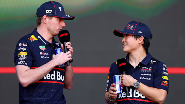 «Estoy impresionado, estará bien» – Red Bull elogia a Tsunoda por evitar la «intimidación» de ser compañero de equipo de Verstappen