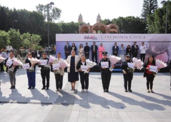 Resalta San Andrés Cholula ceremonia cívica con valores patrios y respeto a la diversidad