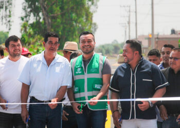 Roberto Solís inaugura la tercera vialidad rehabilitada como parte del «Rescate Carretero» en Huejotzingo