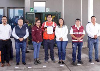 Fortalece Lupita Cuautle a cuerpos de emergencia para salvaguardar vidas en San Andrés Cholula