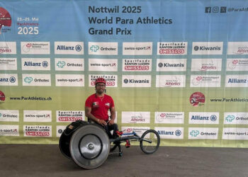 Obtiene Leonardo de Jesús dos bronces en el Grand Prix Mundial de para Atletismo 2025 Nottwil, Suiza
