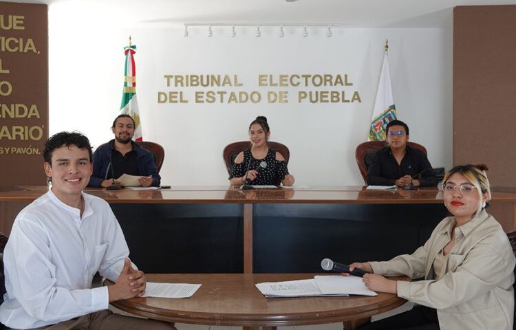 «Magistratura por un día»: universitarios conocen de cerca el trabajo del Tribunal Electoral del Estado de Puebla