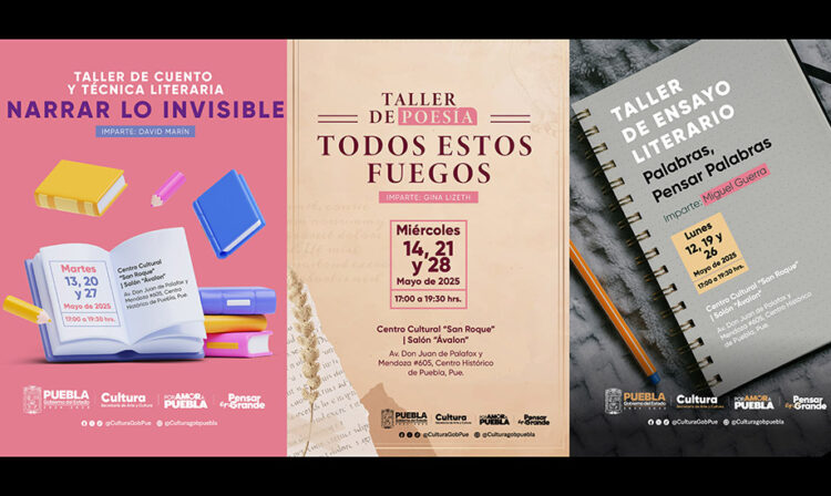 Secretaría de Arte y Cultura ofrece talleres literarios en San Roque