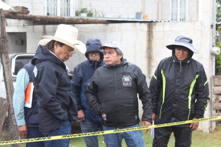 Supervisa CEASPUE obra hídrica en la Sierra Norte