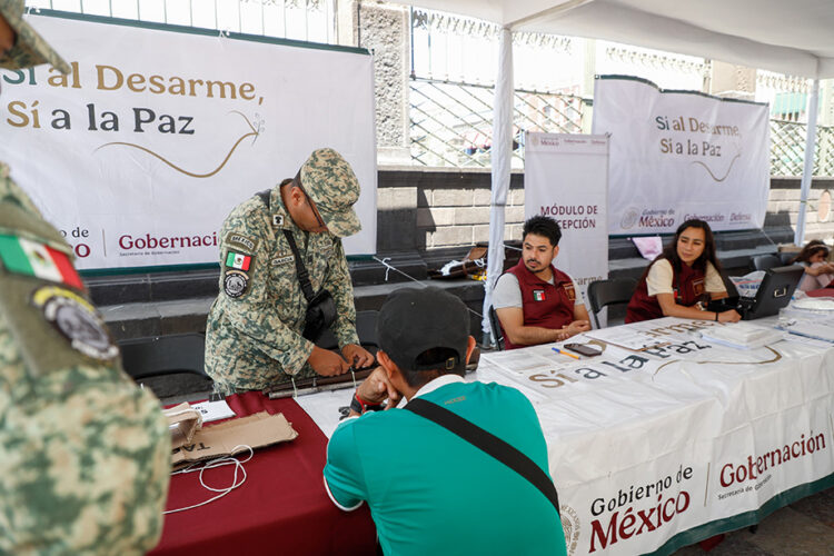 Gran participación de poblanos en Programa “Sí al Desarme, Sí a la Paz”