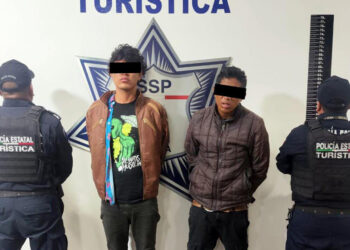 Detiene Policía Turística a dos hombres por robo a negocio