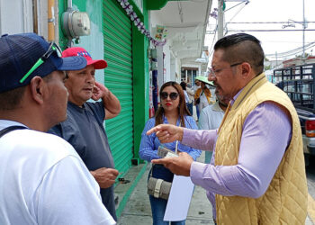 De cara a la ciudadanía Julio Ramírez, acude a Tepatlaxco