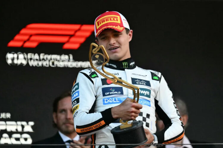 Lando Norris ganó el GP de Mónaco