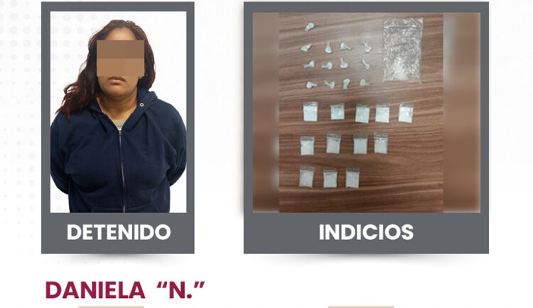 En distintas acciones, Policías de la Ciudad detuvieron a un hombre y a una mujer en posesión de enervantes