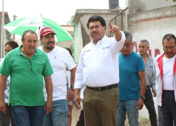 Supervisan obra comunitaria en Santa María Xonacatepec