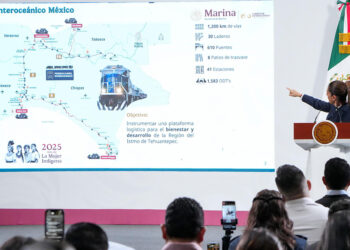 Claudia Sheinbaum: el corredor interoceánico es un proyecto de mucha importancia para el desarrollo económico del país y un reconocimiento de lo que significa el sureste