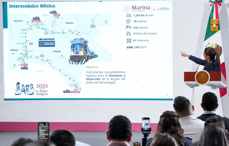 Claudia Sheinbaum: el corredor interoceánico es un proyecto de mucha importancia para el desarrollo económico del país y un reconocimiento de lo que significa el sureste