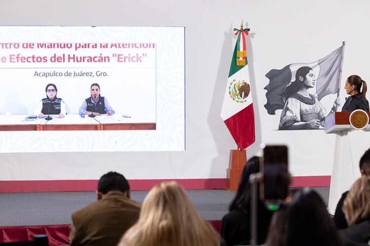 Sheinbaum agradece a oaxaqueños y guerrerenses por acatar recomendaciones Huracán Erick