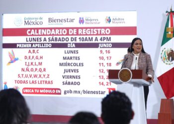 Del 9 al 21 de junio se abre registro a las Pensiones Mujeres Bienestar y para Adultos Mayores: Ariadna Montiel