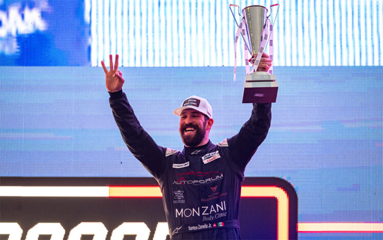 Podio de ensueño para Santino Zanella