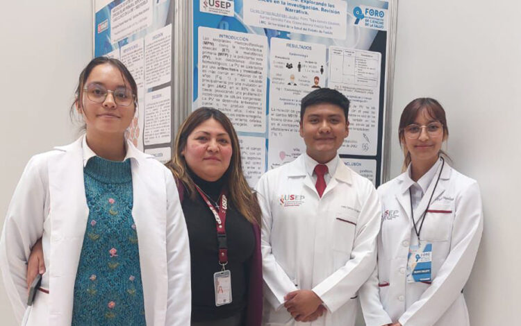 Estudiantes de la USEP publican artículo en revista de investigación médica