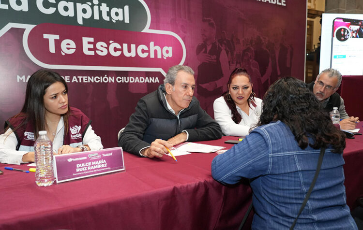 Continúa La Capital te Escucha: en el Palacio Municipal, Pepe Chedraui recibió a poblanas y poblanos