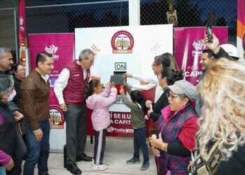 Puebla Brilla transforma San Ramón Castillotla con iluminación 100% LED