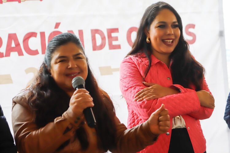 Tonantzin Fernández impulsa conectividad con nueva obra en Tepalcatepec