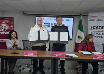 Firman convenio ICATEP y Secretaría de Bienestar en beneficio a migrantes