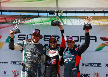 De Alba se llevó la carrera 1 y 2 de GTM 1, en la Súper Copa Roshfrans Aguascalientes