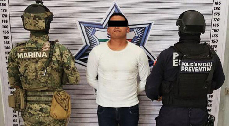 Detienen SSP y SEMAR a “El Rudo”, presunto generador de violencia en Coronango