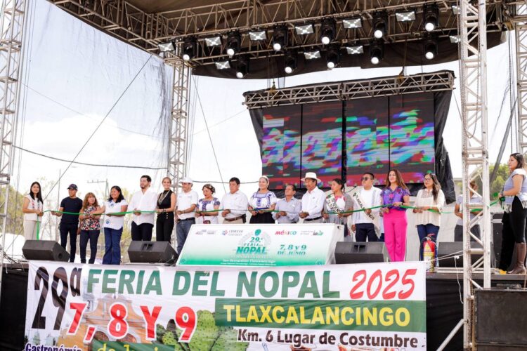 Inaugura Lupita Cuautle 29ª Feria del Nopal en San Bernardino Tlaxcalancingo