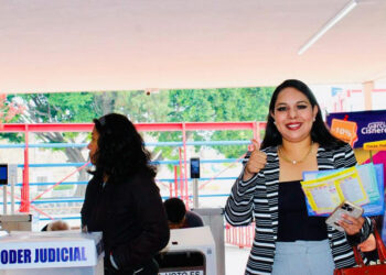 Tonantzin Fernández cumplió ejerciendo su derecho al voto