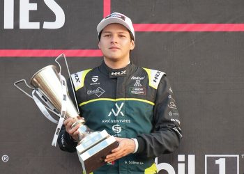 Alonso Salinas consiguió su primer podio en la Challenge