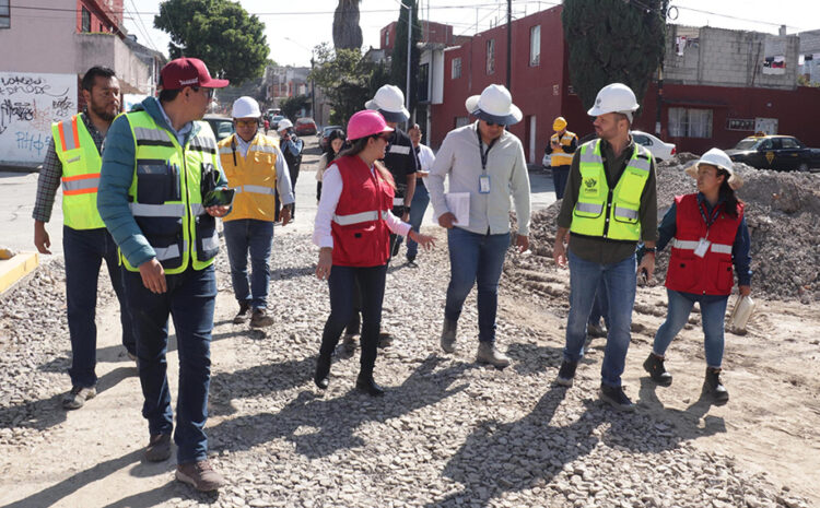 Supervisa Gobierno de la Ciudad trabajos de mantenimiento vial de la calle 8 Sur – 53 Norte