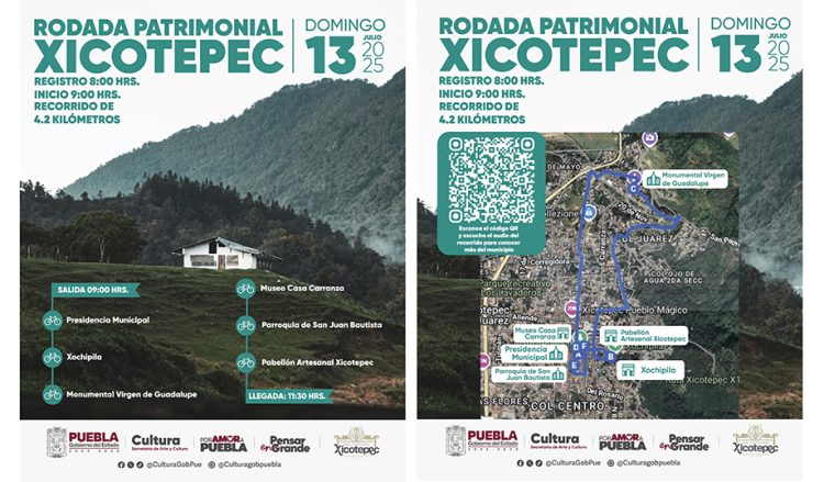 Rodadas patrimoniales del gobierno estatal llegarán al Pueblo Mágico de Xicotepec