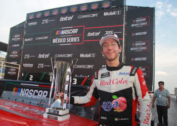 Aga Racing Team y Alex De Alba Jr., obtienen podio de Nascar México Series en Monterrey