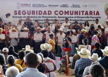 Fortalece Armenta Seguridad para el Campo en microrregión de Zacapoaxtla