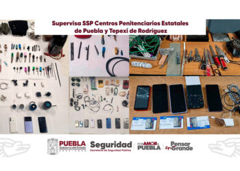 Supervisa SSP centros penitenciarios estatales de Puebla y Tepexi