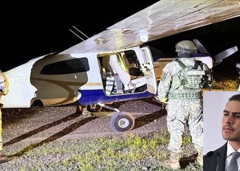 Harfuch aseguró que avioneta con cocaína fue localizada a la altura de El Salvador