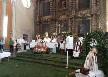 Arzobispo Sánchez Espinosa realizó visita pastoral por la Sierra Norte
